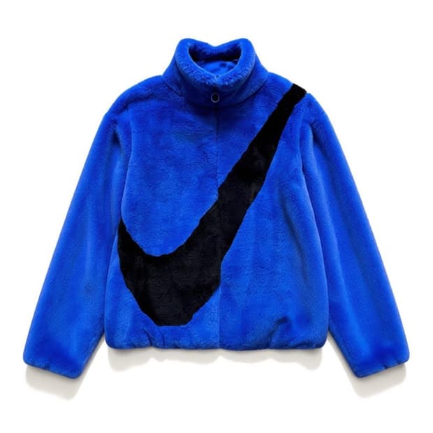 NIKE 나이키 우먼 스우시 퍼 자켓 후리스 S