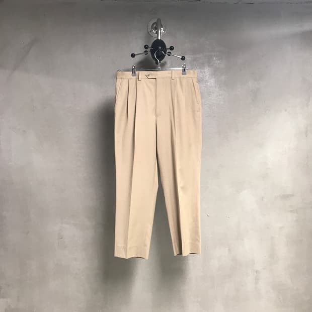 랄프로렌 베이지 투턱 슬랙스 -(W)