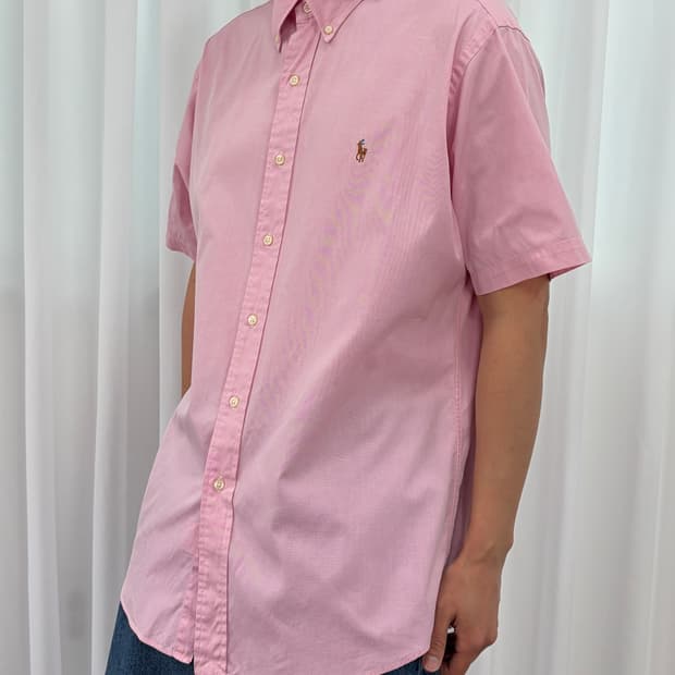 [XL]폴로 랄프로렌 포플린 반팔 셔츠