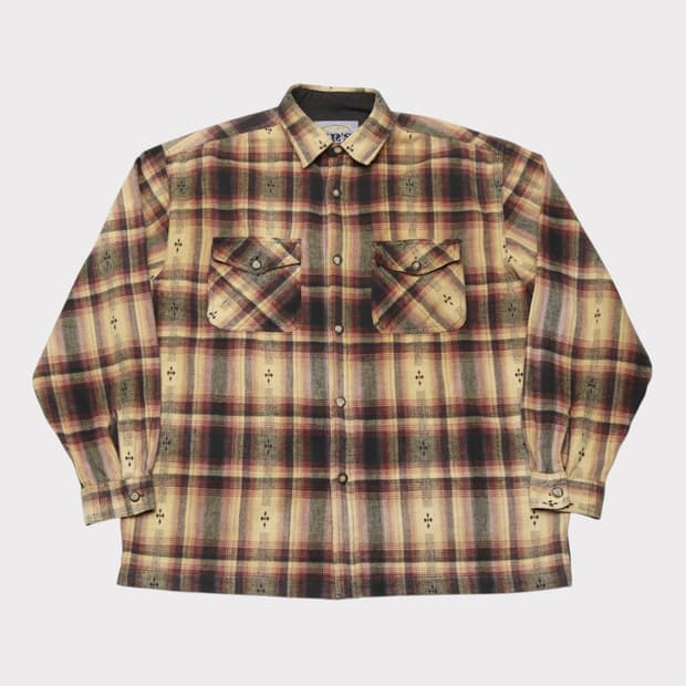 [L] 빈티지 플란넬 셔츠