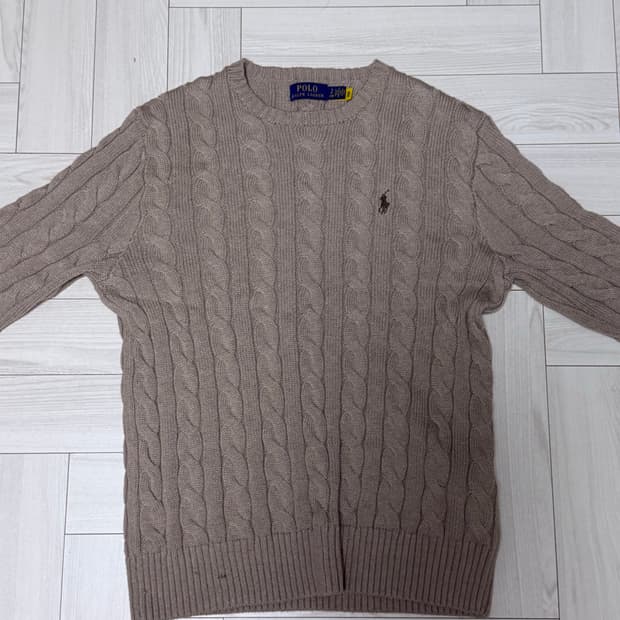 폴로 베이지 니트 s
