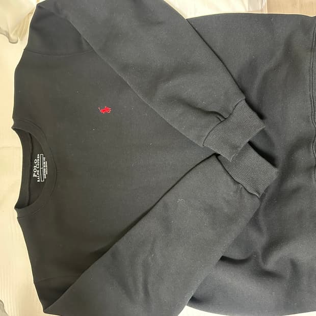 폴로 기모 맨투맨