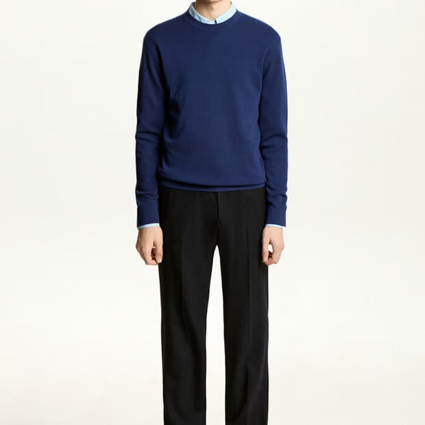 DKNY 데일리 울 블렌드 트윌  슬랙스 팬츠