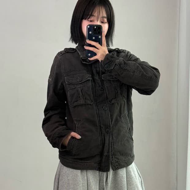 아베크롬비 차콜 자켓