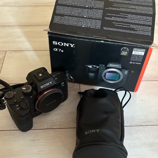 소니 a7 III (a7m3) 풀박스 카메라