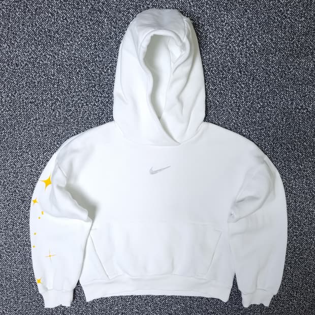 [무료배송][140]나이키 키즈 기모 크롭티 후드티