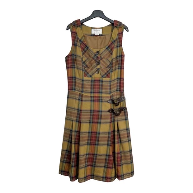 BEAN POLE 빈폴 레이디스 체크 패턴 원피스