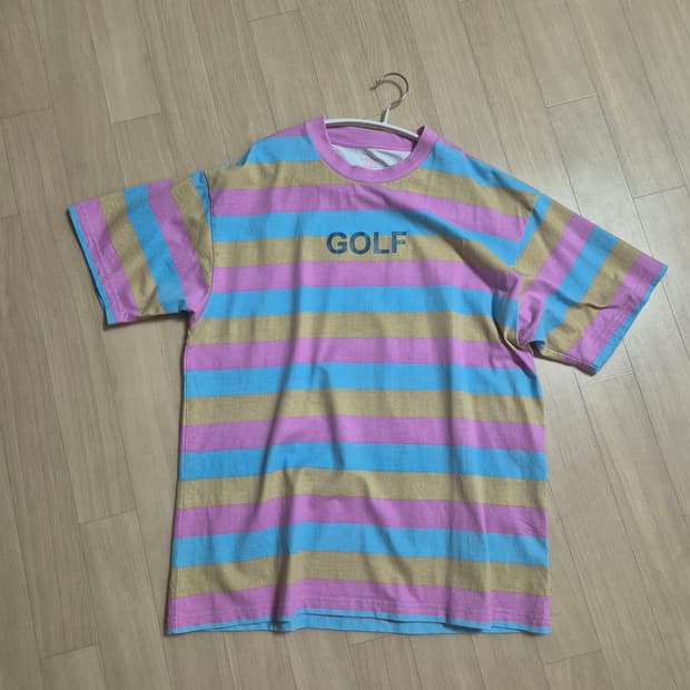[XL] 골프왕 스트라이프 반팔티