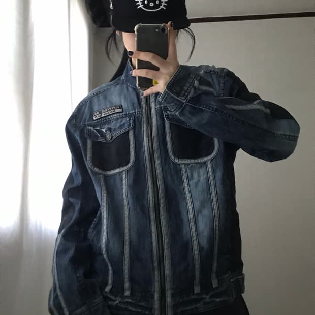 EXR 워시드 데님자켓