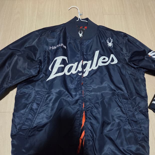 스파이더 어센틱 한화이글스 춘추점퍼 95M 