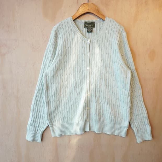 빈티지 골지 가디건 Vintage