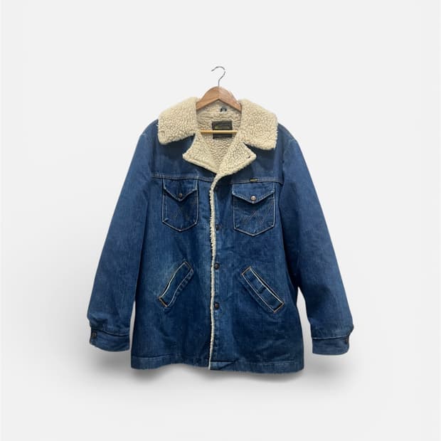 70s 랭글러 랜치 쉐르파 데님 자켓 100-105