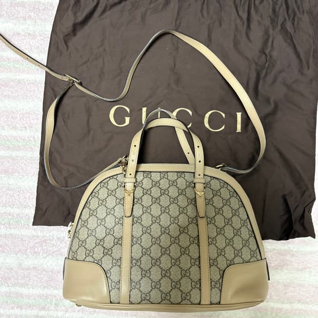 구찌 Gucci GG Supreme Dome Bag (백화점 정품)