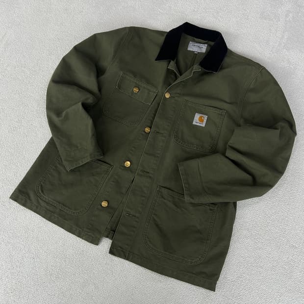 칼하트 쵸어 카키 자켓