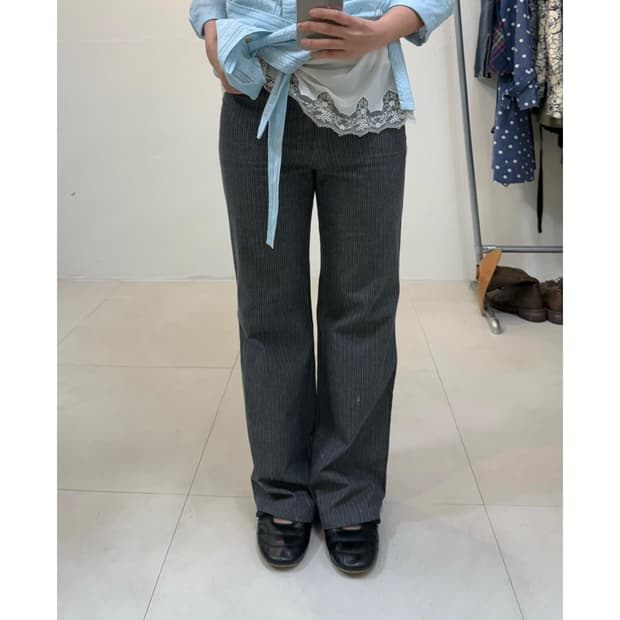 빈티지 스트라이프 팬츠