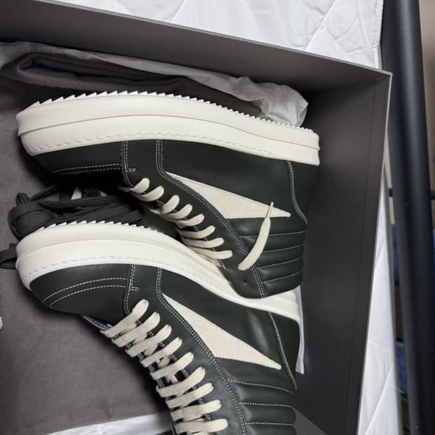 릭오웬스 빈티지 하이 릭반스 하이탑 새상품 42.5 사이즈