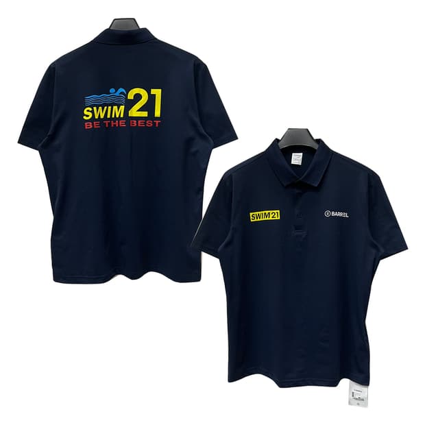 배럴 데드스탁 SWIM21 폴로 카라 반팔티 2XL