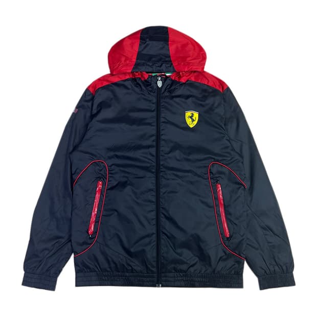 푸마 X 페라리 후드 바람막이 자켓 XL