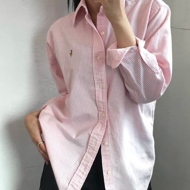 Polo 폴로 랄프로렌 우먼 스트라이프 셔츠   