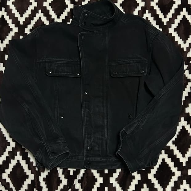 IRO 더블 플래킷 데님 블루종 남성 M