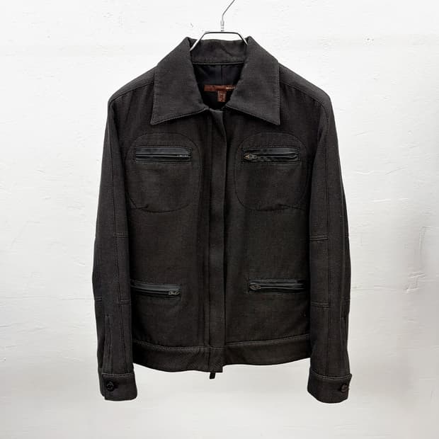 발리 지퍼 포켓 자켓