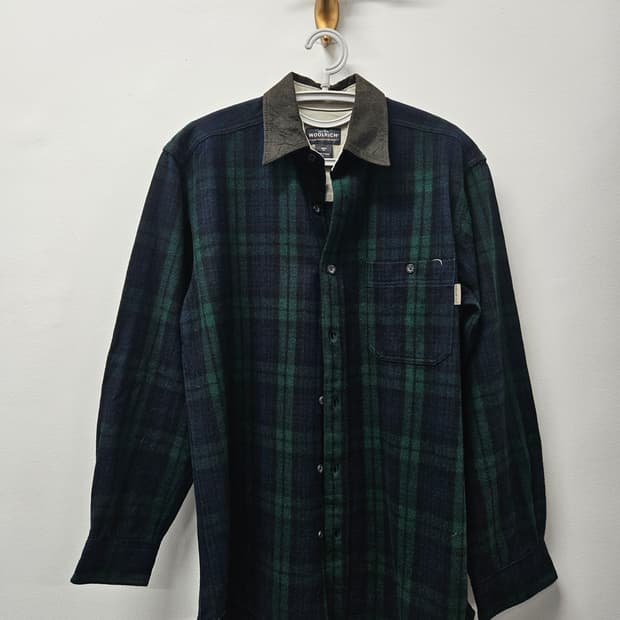 woolrich 울리치 체크 패드 셔츠
