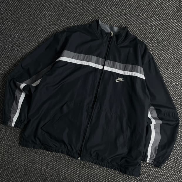 90s 나이키 올드스쿨 배색 박시핏 바람막이y 3211