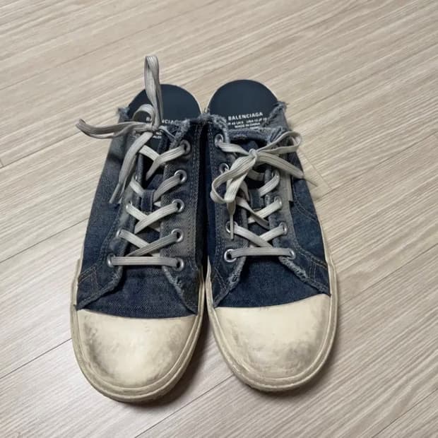 발렌시아가 데님 뮬 43사이즈