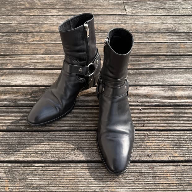 생로랑 모터싸이클 하네스 부츠