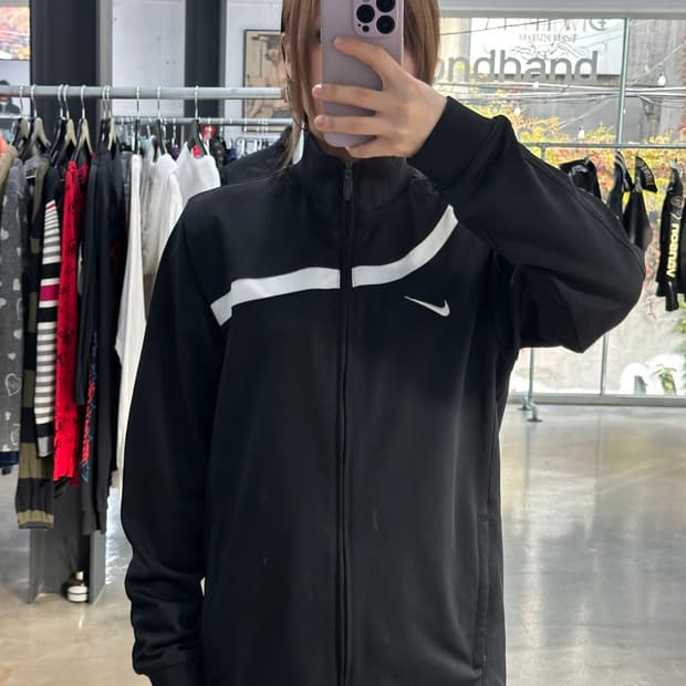 나이키 범고래 사선트랙 져지 매트블랙