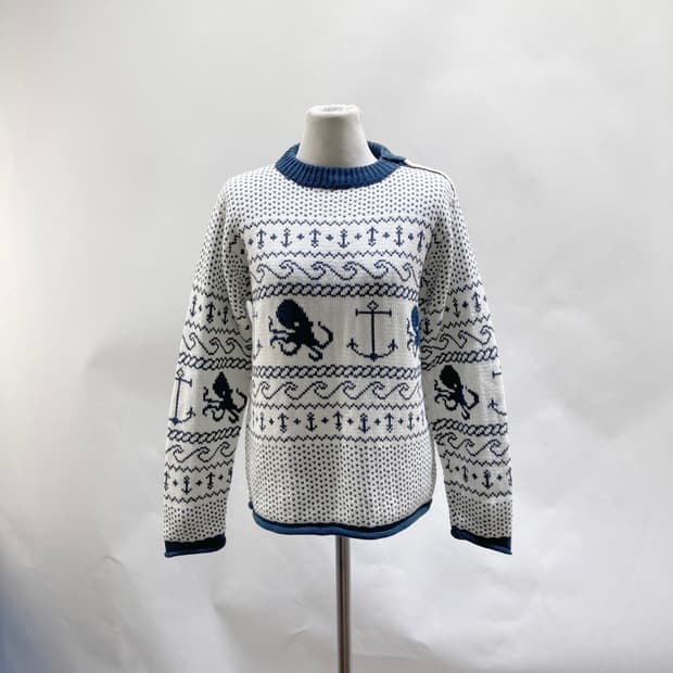 톰브라운 정품 여 숄더버튼코튼니트 영구제 