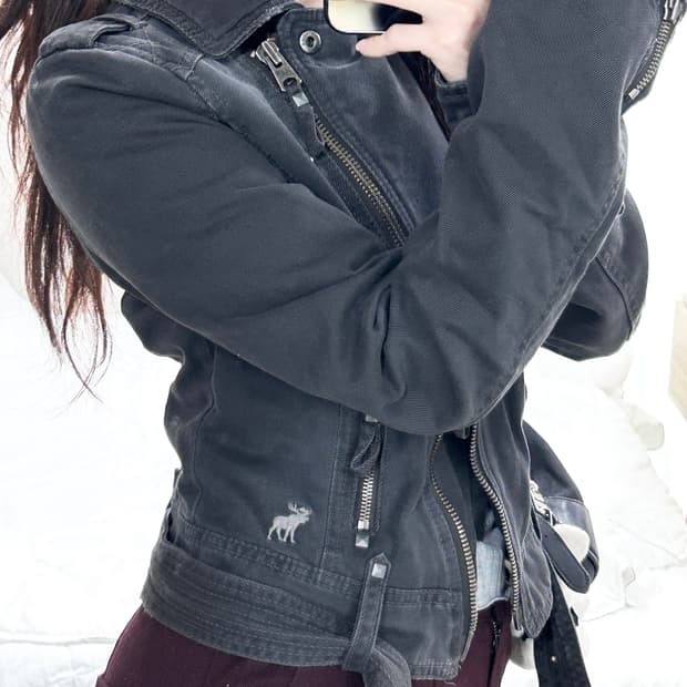 아베크롬비 순록 투웨이 라이더자켓