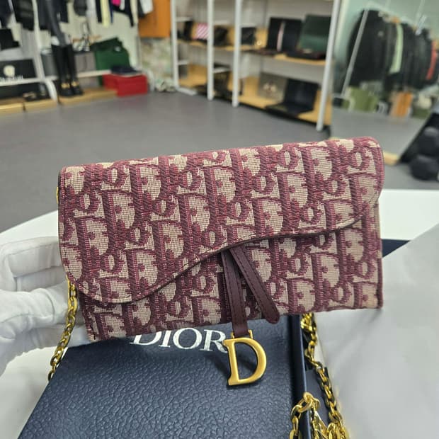 [A급컨디션] 디올 오블리크 새들백