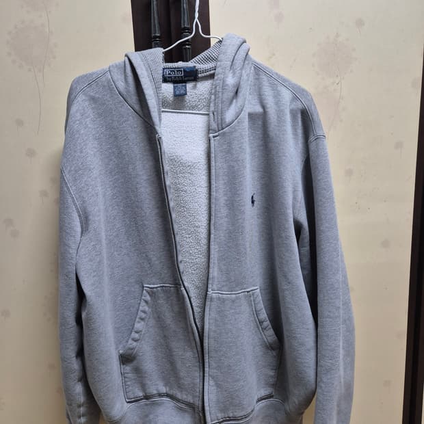 [L] 폴로 랄프로렌 그레이 회색 후드집업 이지 yzy 100 105