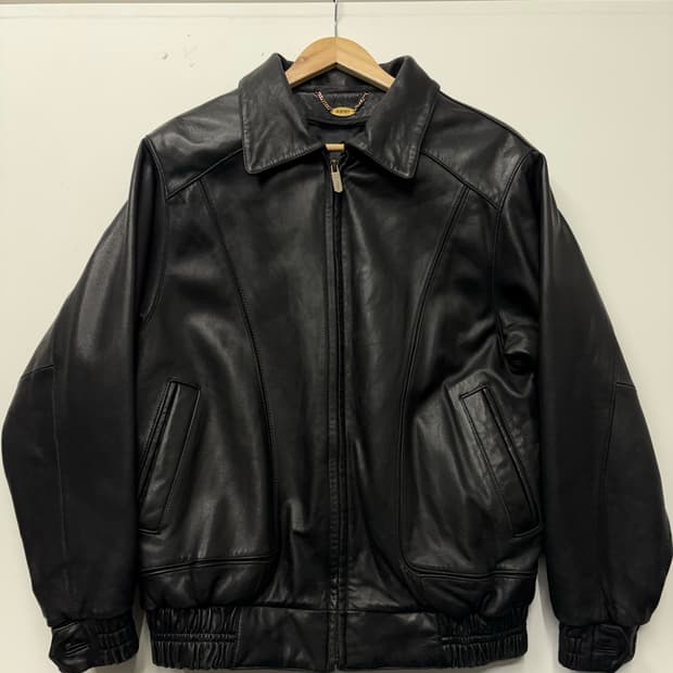 리얼래더 양가죽 봄버 자켓