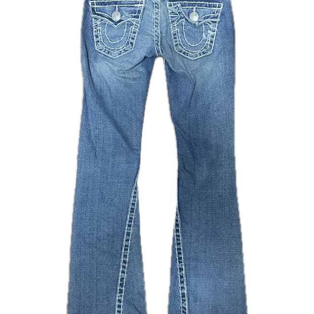 트루릴리전 부츠컷 데님팬츠