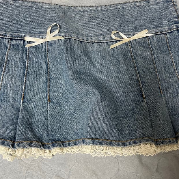 쓰리타임즈 데님스커트 m