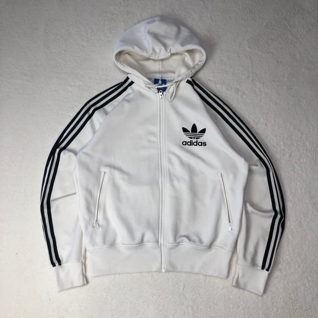 아디다스 화이트 후드져지 
