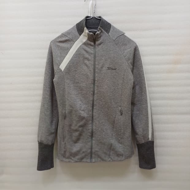 타이틀리스트 골프 방풍 목폴라 울 집업 니트 자켓 여성 XS 사랑봉봉