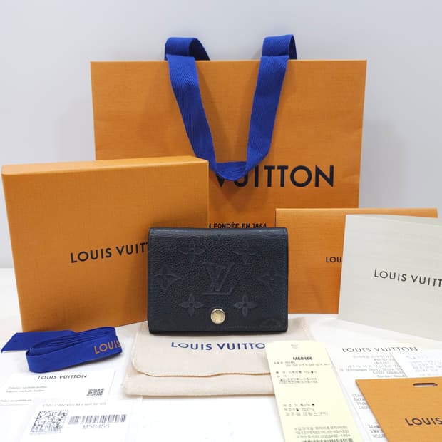 [정품] 루이비통 모노그램 앙프렝뜨 비즈니스 카드 홀더 M58456