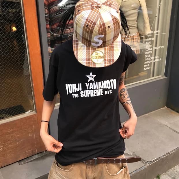슈프림 x Y’s 바이 요지 야마모토 스타 티셔츠 25Fw