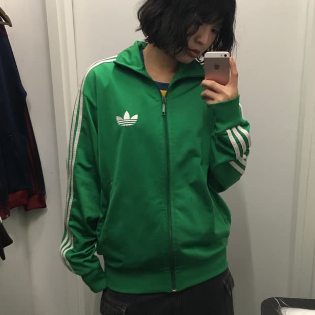 아디다스 파이어버드 트랙탑 그린