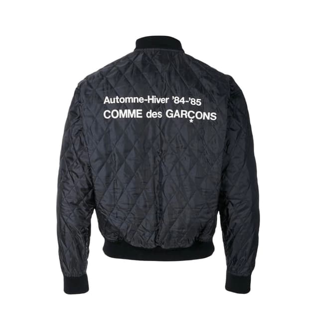 꼼데가르솔 cdg 퀼티드 스태프 블루종