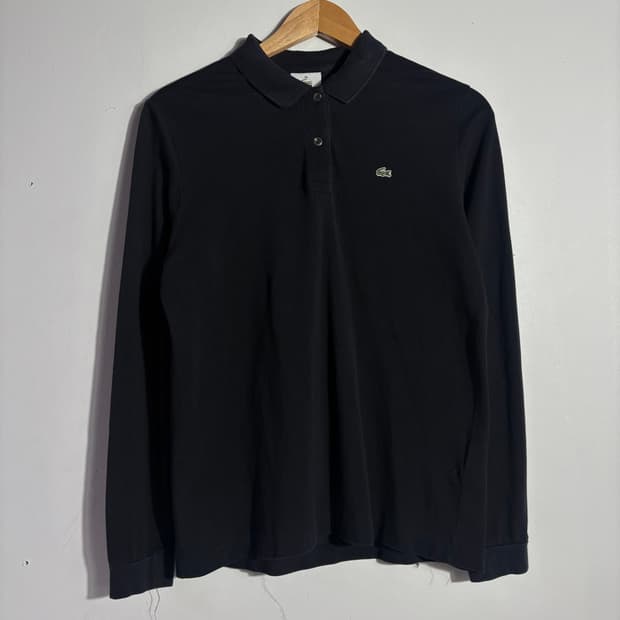 라코스테 블랙 긴팔 카라티 (무료배송)