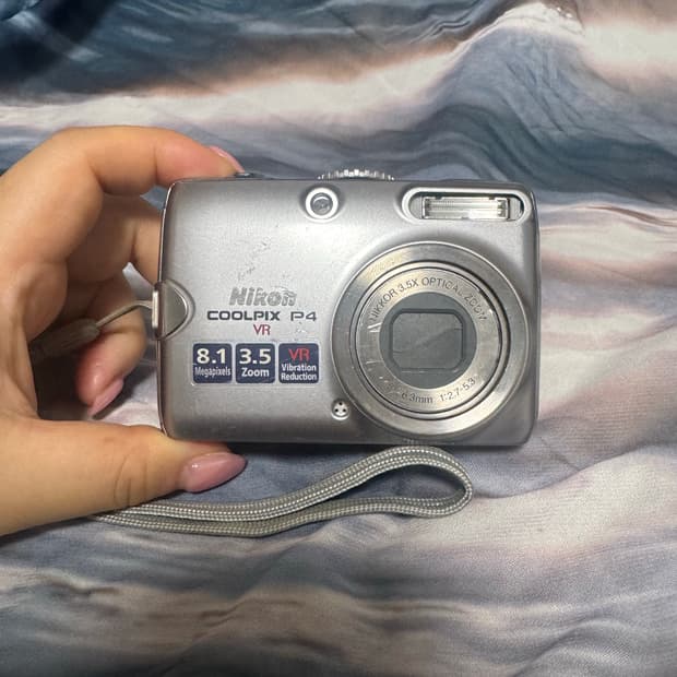 니콘 쿨픽스 p4 카메라 📸💕 nikon coolpix p4 한글⭕️