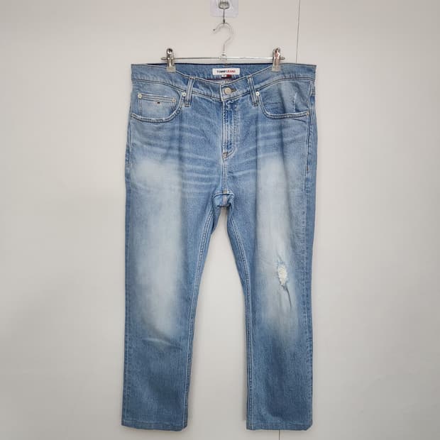 타미힐피거 34인치 청바지 데님팬츠