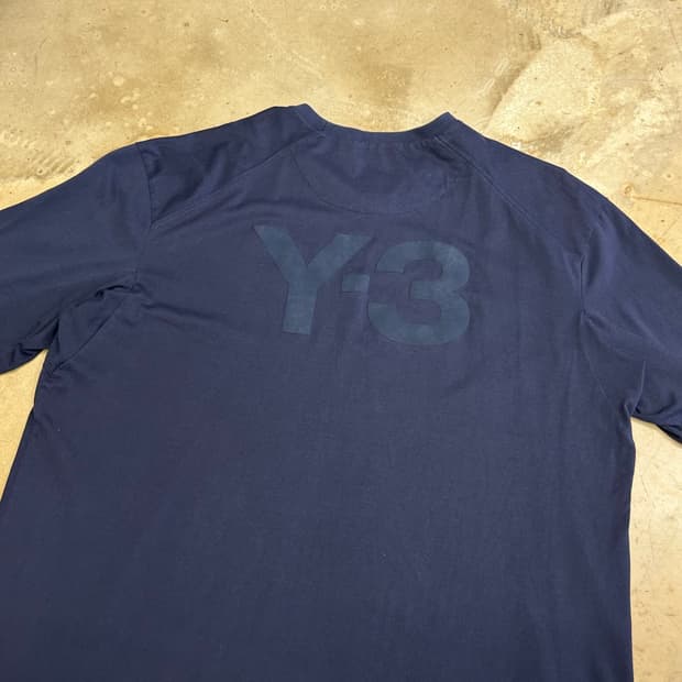 XL Y-3 네이비 반팔티