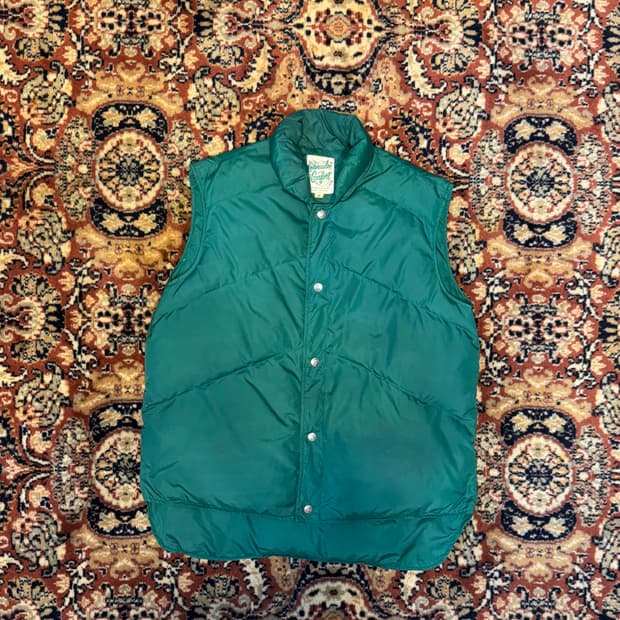 빈티지 다운 베스트 "M" (426)