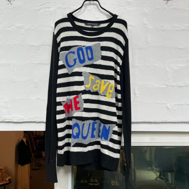 French Connection 스트라이프 니트 S