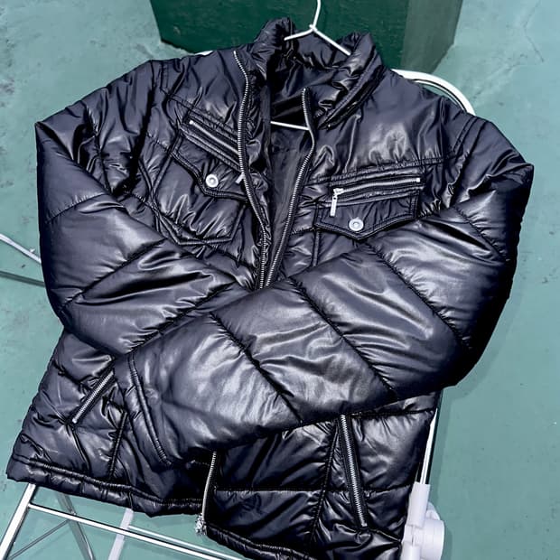 빈티지 경량패딩